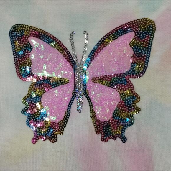 Y BTween Baby 3pc Tie Dye Pullover Sweater & Dot Leggings Set Outfit NWT 18M - Picture 3 of 10